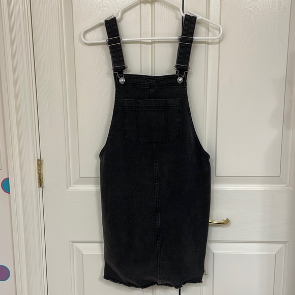 Wild Fable Gray Denim Overall Dress - Picture 2 of 3